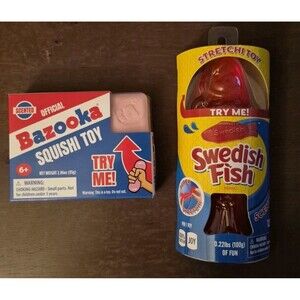 Bazooka Gum & Sweedish Squishy by Incredible Toys Squeeze - New In Package 🔥